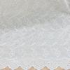 Tecido de algodão com bordado vazado e borda ondulada vestido roupa infantil têxtil para casa toalha de mesa camisa tecido de algodão bordado