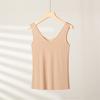 Verano Talla Grande Gordo mm Camisola Sin Costuras de Seda de Hielo para Mujer Top Corto Suelto Top Tubo Íntimos Cuello en V Camiseta Base