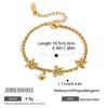 Pulseira de Aço Inoxidável Cruzada Europeia e Americana Wanxing Joias de Zircônia de Luxo Leve de Alta Qualidade Joias Transfronteiriças Design de Nicho