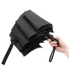 Paraguas automático plegable para hombre y mujer, grande, reforzado, grueso, de doble propósito, con protección solar y protección UV.
