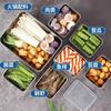 Directo de fábrica plato cuadrado de acero inoxidable con tapa caja de embalaje olla caliente caja de conservación de alimentos cuadrado profundo caja de picnic para exteriores