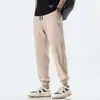 Pantalones Casuales de Seda de Hielo para Hombre, Estilo Delgado de Verano, Pantalones Largos Versátiles de Moda, Pantalones de Secado Rápido para Hombre, Pantalones Deportivos Jogger Sueltos