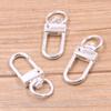 13 * 34 mm 6 colores DIY accesorios de joyería colgante de equipaje llavero vintage llave colgante hebilla de puerta