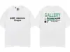 Gallery Dept Lavado y Desgastado Manga Corta Retro High Street Vintage Camiseta Suelta para Pareja Moderna