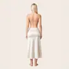 Corrente de corpo nova AYJ com contas pesadas, estilo europeu e americano, para mulheres, com franja solta, moda, gola halter, lingerie
