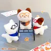 Bonecas de Tecido Série Gato em Casa: Pingente Acessório Gatinho Salva o Mundo para Casais e Melhores Amigos Brinquedos de Pelúcia