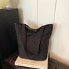 Japonês Novo Nylon Impermeável Casual 2024 Primavera e Verão Ombro Pano Bolsa Design Sense Feminino Grande Capacidade Commuter Tote Bag