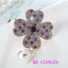 Hebilla para Bufanda de Tres Anillas Estilo Coreano Versátil Personalizada Sencilla de Alta Gama Hebilla para Bufanda Cuadrada Grande Hebilla para Chal Accesorios para Bufanda Hebilla