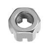 Tuerca Hexagonal Ranurada de Acero Inoxidable 304 Estándar Nacional 6178 Tapa de Tornillo Espesa M6M10M12M14M16M20M24