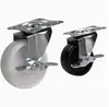 Ruedas Industriales Base Plana Tipo Giratorio CKK01/CKK02/CKM01/CKM02-D40/D50-PA/UA/NE