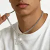 Accesorios de Hip-Hop Europeos y Americanos Colgante de Letra de Dinero Aleación Completo de Diamantes Collar Cubano Exportación Transfronteriza Venta Caliente Fábrica