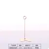 Clip de Publicidad de Metal Pop Soporte para Etiquetas de Postre de Pastel Soporte para Etiquetas de Marca de Producto Soporte para Tarjetas de Mesa