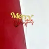 Estilo Ins Transfronterizo Marcado Bronceado de Madera Doble Capa Feliz Navidad Acrílico para Pastel Suministros para Fiesta de Navidad
