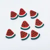 Arcilla Blanda de 20 mm Rodajas de Fruta Grandes Parches de Sandía Fresa Pegamento de Crema Funda para Teléfono Relleno de Resina Slime