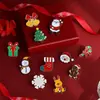2026 Nuevo Adorno de Broche de Dibujos Animados Papá Noel Insignia Navideña Linda Mujer Reno Pin Creativo Accesorios