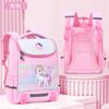 Nova Redução de Carga 1-2 Grade Mochila Trendy Space Ultra-leve Escola Primária Bolsa Ridge Mochila Protetora para Crianças