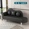 Sofá moderno y sencillo para apartamentos pequeños, salas de estar, dormitorios, de dos plazas, de tres plazas, adecuado para tiendas de ropa, apartamentos y propiedades de alquiler, sofá de tela resistente a los arañazos de gato