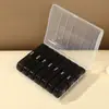 Organizador de Pílulas de Sete Dias em Três Seções Portátil para Viagem à Prova de Umidade Caixa de Armazenamento de Pílulas com Múltiplos Compartimentos Multicor Venda por Atacado em Estoque