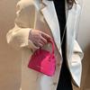 Bolso bandolera de moda 2022 Nuevo Invierno Casual Estilo Cadena Retro Bolso de mano Bolso de mujer Bolso de hombro Negro
