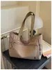 Bolso de mano nuevo de color liso, bolsa de nailon de gran capacidad, tendencia transfronteriza, bolso de hombro de moda para el trabajo, bolso casual para mamá