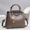 Bolsa Feminina Tendência 2025 Textura Fashion Couro PU Bolsas de Mão Transversais Grande Capacidade Bolsas de Ombro Atacado