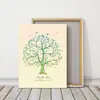 Pode Adicionar Nomes, Datas, Saudações, Casamento, Livro de Assinaturas para Festa de Aniversário, Reunião Anual DIY Criativo Livro de Assinaturas com Pintura de Impressão Digital