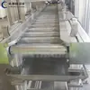 Línea de Ensamblaje de Perfiles de Aluminio Banda Transportadora Pequeña Banda para Logística Express Máquina de Moldeo por Inyección Banda Transportadora Inclinada Giratoria de Grado Alimentario