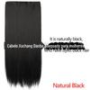 Extensões de cabelo feminino longo e liso para exportação transfronteiriça entre Europa e Estados Unidos, com fio resistente a altas temperaturas, perucas de 100 cm, extensões de cabelo natural e invisíveis.