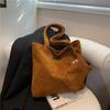 Bolso de Dos Piezas para Mujer Otoño e Invierno 2023 Nueva Moda Retro Terciopelo Gran Capacidad Bolso Tote Bolso de Hombro para Mujer