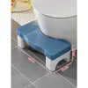 Taburete para Inodoro Hogareño Elevador para Inodoro en Posición de Sentadilla Artefacto Taburete para Pies de Baño Pedal Grueso Taburete para Niños