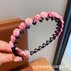 Diademas para Niñas, Diademas Lindas de la Serie de Dibujos Animados para Niñitas, Accesorios para el Cabello que No Dañan el Cabello, Diademas para Bebé, Accesorios para el Cabello de Flores