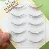 Pestañas Postizas Estilo Manga Desordenado Pequeño Demonio con Tallos Transparentes, Pestañas de Hada Estilo Natural Tailandés, Pestañas Suaves de Una Sola Pieza