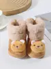Zapatos de algodón para bebé, forrados de felpa para otoño e invierno, aptos para niños y niñas de 0 a 1 año, cálidos y de suela suave, para bebés de 3-6-9-12 meses, zapatos pre-caminantes, estilo INS