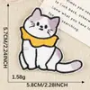 Parche Bordado de Gato Lindo de Dibujos Animados Autoadhesivo DIY Accesorios para Fundas de Teléfono Venta Directa de Fábrica Parche Applique
