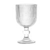 Copa de Champán Vaso de Rayas Verticales Vaso para Yogurt Copa de Vino Vaso para Bebida Fría Copa para Cóctel Copa de Burbujas