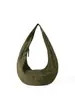 Bolso de Nylon tipo Dumpling de Estilo Coreano, Nicho, Estilo Perezoso para Mujer, Bolso de Mano y Bolso de Hombro Retro de Moda de Alta Gama con Gran Capacidad