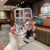 Capa de Celular Anime Jujutsu Kaisen Gojo Satoru Popular Japonesa e Coreana para iPhone 16 Pro, 17 Pro Capa Protetora Transparente de Cobertura Total