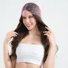 Sombrero de Red con Pedrería Estilo Europeo y Americano de Amazon, Sombrero Largo Hecho a Mano con Calados, Accesorio para la Cabeza Personalizado para Fiesta