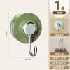 Gancho con Ventosa Adhesivo Fuerte Vacío Sin Rastro Almacenamiento Sin Perforaciones Baño Cocina Puerta Gancho para Toalla de Baño