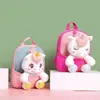 Mochila Infantil Personalizada Nova Mochila de Um Cavalo Jardim de Infância Desenho Animado Boneca de Pelúcia Mochila Escolar Leve