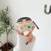 Adecuado para el Nuevo Modelo 2025 AirPods Pro3 Funda Protectora de Silicona Suave de Dibujos Animados para Auriculares Bluetooth Inalámbricos Apple