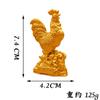 Novo Artesanato em Liga de Metal Criativo Lingote Galo Dourado Riqueza Cornucópia Enfeites de Mesa para Casa Fabricante Atacado