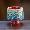 Taza de Té Kung Fu de los Tres Amigos del Invierno, Taza Individual de Cerámica de Alta Gama, Taza de Té Premium, Juego de Té para Oficina, Taza de Té
