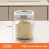 Contenedor de Leche en Polvo de Grado Alimenticio para el Hogar, Envase Sellado a Prueba de Luz, Caja Portátil de Leche en Polvo para Viajes, Caja de Almacenamiento de Gran Capacidad