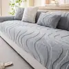 Cojín de sofá de terciopelo de algodón grueso y cómodo para otoño e invierno, funda de sofá cálida de una pieza para uso doméstico, funda para respaldo de sofá para sala de estar y dormitorio