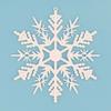 Una variedad de copo de nieve blanco navideño accesorios de decoración de escena navideña copo de nieve blanco de plástico 2-30CM