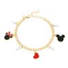 Moda transfronteriza caricatura lindo Mickey Minnie pulsera Panjia pulsera de Mickey Mouse joyería colgante al por mayor