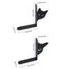 Suporte de livro metálico transfronteiriço com padrão de gato espiando espessado, clipe de livro para armazenamento de estante, suporte de mesa em forma de L para armazenamento de livros