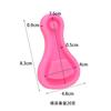 Gotas de espejo de silicona diy molde de llavero para abrir botella de vino decoración de pastel de azúcar volteado molde para hornear