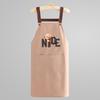 Delantal con Diseño de Oso, Impermeable y a Prueba de Aceite, para Uso en Cocina Doméstica, Unisex, Estilo Coreano, Adecuado para Cafeterías y Catering, Ropa de Trabajo Moderna y Sencilla